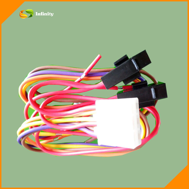 Infinity-WH-004 Automatic wire harness 250 2*3P H.G+ Fuse TO OPEN,  14AWG, L=600mm